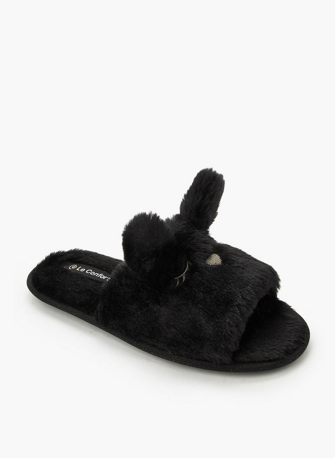 Le Confort Women Ear Applique Bedroom Slippers - Image 2
